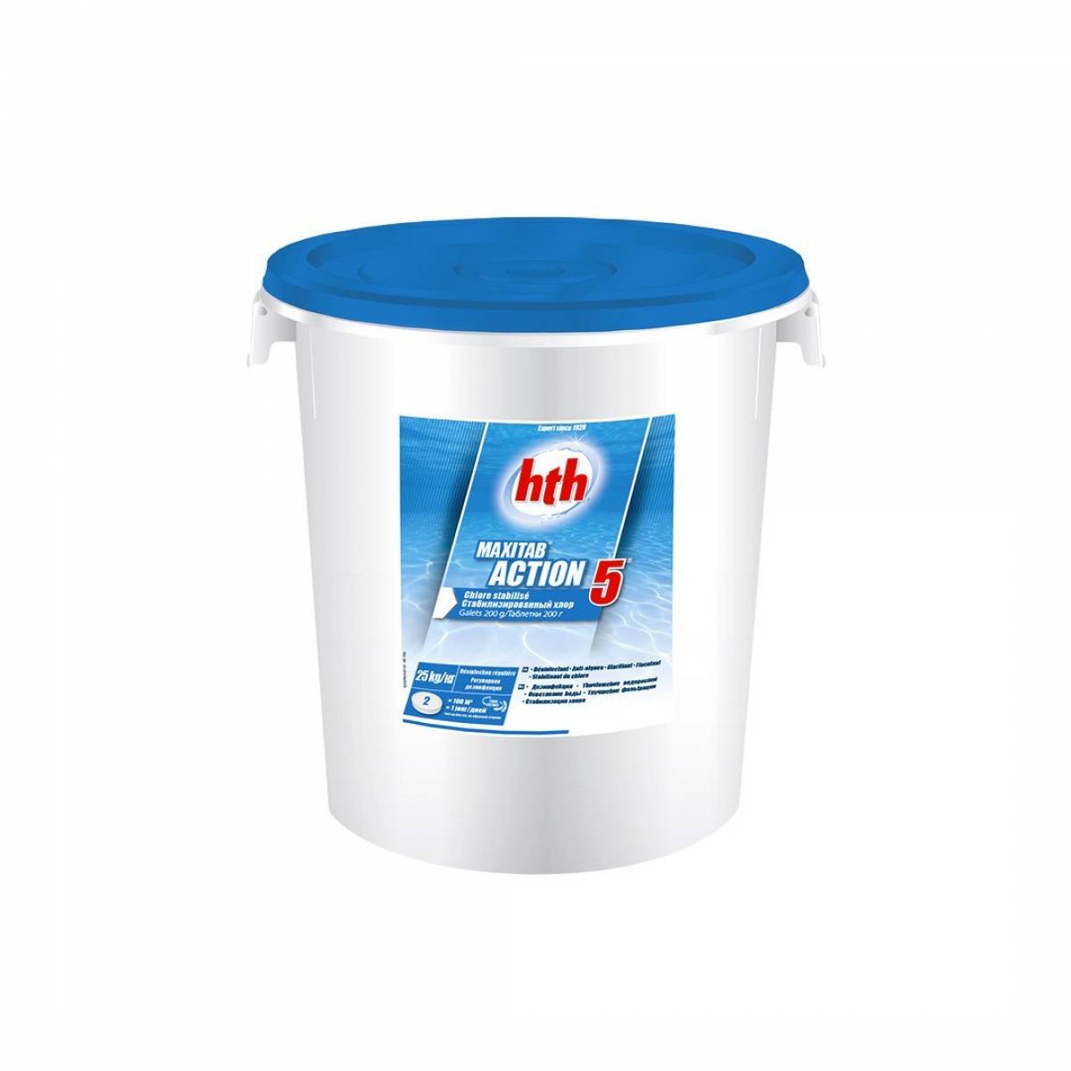 chlore stabilisé multifonction en galet pour piscine